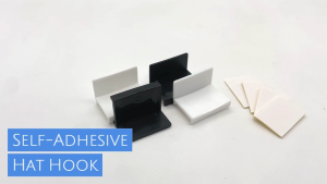 MP00 Self Adhesive Door Wall Baseball Cap Hat Holder Storage Rack Baseball Caps Hanging Hooks - 10pcs
