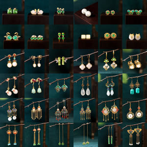 New 2025 Retro Style Pure Silver Earrings for Women XinYu Brand Floral Pattern Luxury Minimalist Design Chinese Culture Inspired