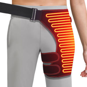 Full-Wrap Hip Support Brace with Massager Pain Relief Buttock Muscle Relaxation Focused Hips Heating Massage