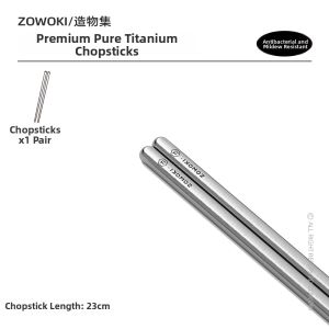 Anti-mold Durable Easy-to-clean Ultra-light High-end Antibacterial Titanium Chopsticks