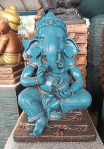 D250 รูปปั้นพระพิฆเนศ พระพิฆเนศ (ขนาด กว้าง25xสูง35ซม.)นำโชค เสริมโชคลาภ การงาน การเงิน มั่งมี ศรีสุข เสริมฮวงจุ้ย Lord Ganesha  Statue