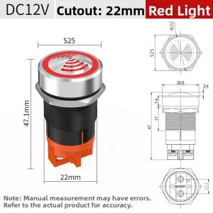 LANBOO | High Decibel Alarm With Red Flashing Light And Beeping