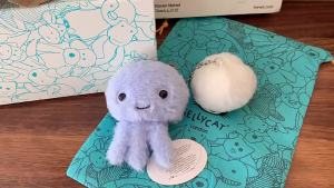 Uk jellycat Jellyfish Pendant Bag Charm Plush Toy Gift Keychain Doll Pendant