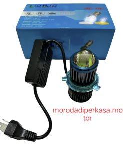 Lampu sorot H6 H4 laser merk HJG SUPER TERANG 2 warna AC/DC universal semua motor