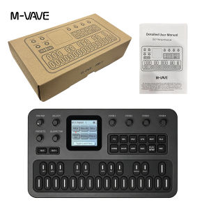 M-VAVE | M-VAVE FM-1(SK15) Black Mini FM1 Synthesizer – 27 Keys 3-Channel MIDI (USB/Bluetooth/3.5mm) 12h Battery Portable Design