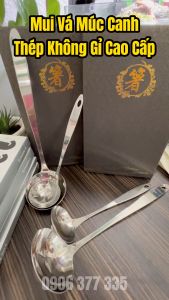 Mui (Vá) Múc Canh Loại Tròn - Chất Liệu Thép Cao Cấp - Hàng Đúng Chuẩn Dày Dặn