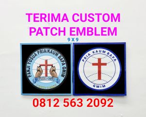 Patch GMIM Panji Yosua Pria Kaum Bapa Emblem Prepet Perekat Velkro Tactical Army Terbaru