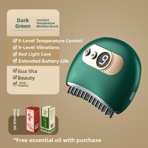 Electric Head Massager Red Light Comb Body Scratch Relief Full Automatic Massage Equipment for Scalp Meridian Unblocking