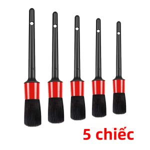PINMOAP 5 Bộ Bàn Chải Làm Sạch Xe Hơi Bộ Bàn Chải Làm Sạch Chi Tiết Bằng Nylon Để Chăm Sóc Nội Thất Dụng Cụ Vệ Sinh Nhà Và Ngoài Trời Đa Năng