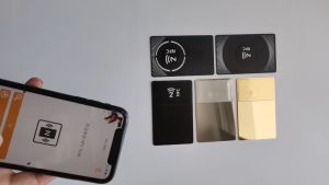 NTAG216 PREMIUM NFC CARD การ์ด พรีเมี่ยม NFC PVC หรูหรามีสไตล์ ทำนามบัตรอิเล็กทรอนิคได้