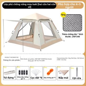 KIMDELIN | Lều Dã Ngoại Chống Nước Mở Tự Động Di Động