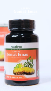 GAMAT EMAS KAPSUL 300ML Original 100% Obat Segala Macam Penyakit Sendi dan Tulang Asam Urat
