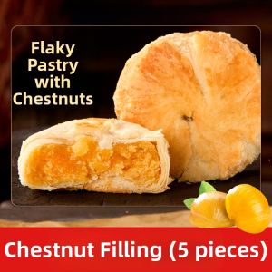 Salted Egg Pine Nuts Filled Su Style Handmade Mooncake