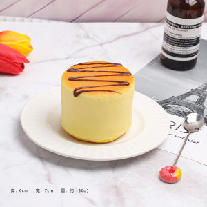 1 Slow-Rebound Cylindrical Bread Squeezing Toy Decorative Ornament