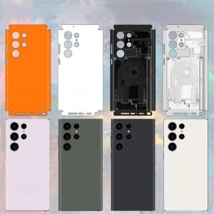 Samsung S25 Edge S23 S24 S25 Ultra Full Body Matte Film Protective Cover Sticker Edge to Edge Color Film Fingerprint Resistant
