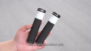 Eslnf | ESLNF Bike Grips Bicycle Handlebar Grips Shock Absorbing Ergonomic Anti-Slip Lock On MTB Mountain Bike Grips White Black