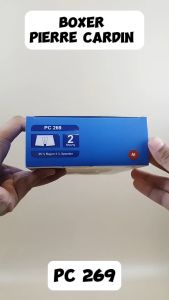 Celana Boxer Pria PIERRE CARDIN PC 269 ISI-2 PCS bahan Rayon Spandex