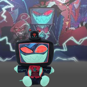 NEW 30/28cm New Anime Hazbin Hotel Plush Doll Cartoon Movie Peripheral Niffty，3 Vees Plushie Soft Stuffed Doll Toy Gift For Kids