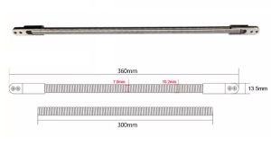304 Stainless Steel Spring Cable Protector Metal Conduit for Wire Protection and Anti-Pinch
