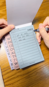 กระดาษโน๊ต สมุดเล่มเล็ก สมุด To Do List สมุดโน๊ต รายการงาน Weekly Daily Monthly CheckList Planner