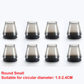 8Pcs/Set Silicone Chair Leg Covers Protectorsfor Round Furniture Table Chair Chair Leg Floor Protectors Caps Silicon Feet Cup