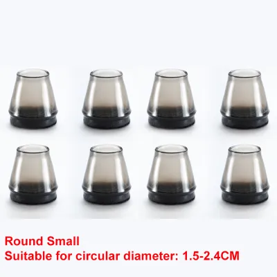8Pcs/Set Silicone Chair Leg Covers Protectorsfor Round Furniture Table Chair Chair Leg Floor Protectors Caps Silicon Feet Cup