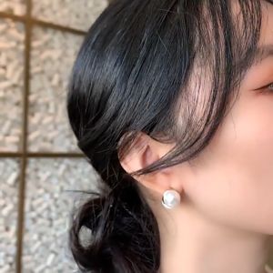 Bông tai ngọc trai nhân tạo mẫu mới kiểu dáng hiện đại sang trọng dành cho nữ - Mely 1406