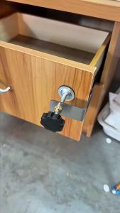 Kẹp Lắp Mặt Trước Ngăn Kéo Chịu Lực Cao Có Thể Điều Chỉnh Bằng Thép Không Gỉ Dụng Cụ Sửa Chữa Phụ Kiện Tủ Dùng Cho Nghề Mộc