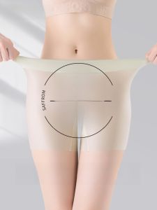 PIER N°5 | Herbal Initial Color Womens Ultra-Thin Seamless Safety Shorts Anti-Light Flat Angle Pants High-Waist Nylon Spandex Briefs