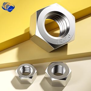 304 สแตนเลสสตีลHexagon Hex Nuts M2 M2.5 M3 M3.5 M4 M5 M6 M8 M10 M12 เมตริกHex Nut DIN934 A2-70 18-8 ส่วนลดจํานวนมากราคาถูก
