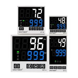 VOKTTA | PID Intelligent Temperature Controller KJEN Type Four Input Intelligent Temperature Regulator Relay Solid State Double Output