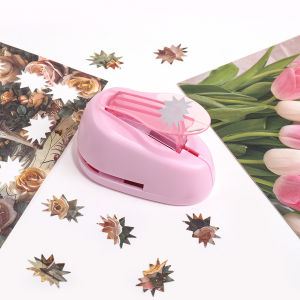 Stamp Shaped Paper Punch Portable Hole Puncher for Crafts Scrapbooking Supplies DIY Card Making & Paper Crafting Tool Gift
