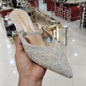 PETER KEIZA‼️ sandal selop pesta wanita hak 7cm mewah