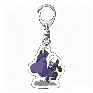 Bandai | 55MM Anime Inuyasha Acrylic Móc Khóa Kagome Kikyo Inuyasha Miroku Sango Nhân Vật Dễ Thương Quà Tặng Tinh Tế Dành Cho Người Hâm Mộ