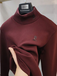 เสื้อยืดคอกลมแขนยาวผู้ชาย ทรงหลวม ผ้าฝ้ายผสมโพลีเอสเตอร์ ระบายอากาศได้ดี ทรงหลวม แฟชั่นฤดูหนาว 2023