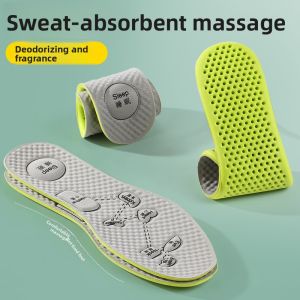 Sports Cushioning Insoles with Mugwort Deodorizing
