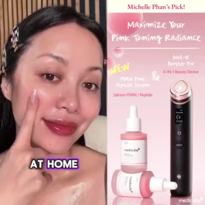 Medicube PDRN Pink Peptide Serum 30ml - Brightening & Dark Spot Correcting Serum with PDRN & 8-Peptide Complex Evens Skin Tone