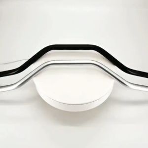 22MM Universal Motorcycle Refit Handlebar Retro Black Modified Handle Bars for Motorbike Classic Scooter Handlebars Motor Bar COD