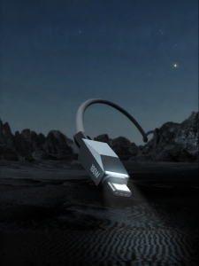 TEMAI | Vehicle-compatible Type C Spring Data Cable Angled