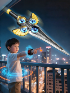 LELEMAO | Gesture Sensing RC Flying Sword Drone Toy