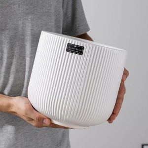 baomafanxi | White Simple Aesthetic Home Living Room Phalaenopsis Orchid Dedicated Luxury Large Plant Pot