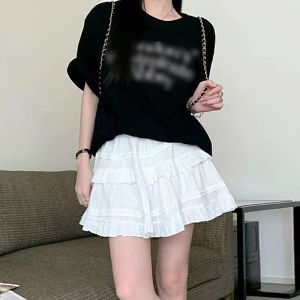 PEIZIXUAN | Ballet Style White Short Skirt for Petite High Waist A-Line New Arrival