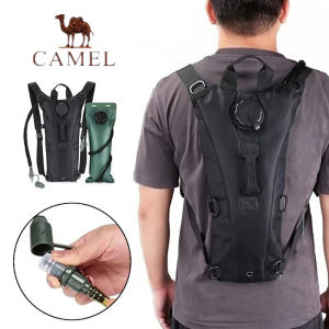 Camel Waterproof Tactical Hydration Backpack With Bladder Outdoor Sports Water Bag Running Bicycle Travel And Camping