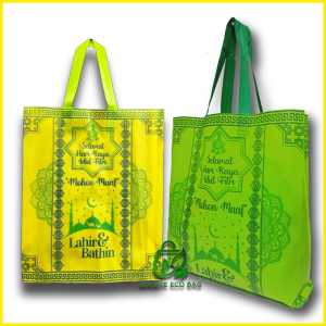 Tas Kain Spunbond Motif Lebaran: Pilihan Ideal untuk Kantong Sembako Idul Fitri