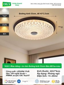 DGY | Đèn Trần Phong Cách Vintage Hiện Đại Tối Giản Sang Trọng Cho Phòng Ngủ Phòng Ăn