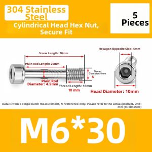 OPPU | Anti-loosening 304 Stainless Steel Screw