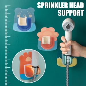 [Varitystore] Cartoon Adjustable Shower Holder  Wall Mounted Self-adhesive Shower Head Bracket Home Bathroom Tool