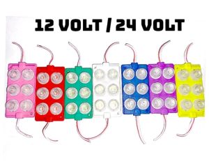 Hiasan dinding lampu 12 pcs kolong kanal bis bak truk kontainer 6 mata sejajar komplit sudah dirangkai kabel tinggal pasang running otomatis bisa manual super terang