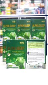 Viên uống ngủ ngon Alpha Sleep giúp dễ ngủ ngủ ngon giấc cho người căng thẳng lo âu