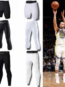 Mens Basketball Compression Tights Quick Dry High Elasticity Seven-Foot Running Fitness Pants Professional Sports Bottoms